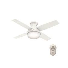 It comes in three simple yet tasteful colors: Buy Hunter 44 Dempsey Low Profile With Light Fresh White Ceiling Fan Online In Uae B07qdgjqt3