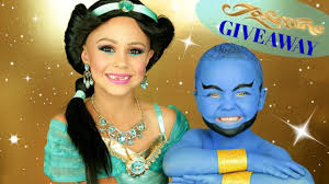 jasmine and genie costumeakeup
