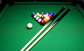 merements of a pool table and