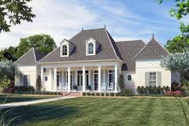 4 bed french country house plan with