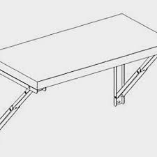 Ebco S Foldable Table Bracket