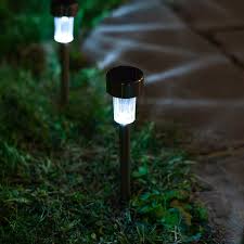 Shop Solar Led Metal Garden Pathway Stake Lights 16 Pack 16 Pack Overstock 26853848