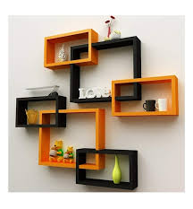 Modern Intersecting Wall Shelf Home