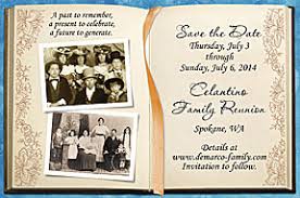 Personalized Family Reunion Favors And Save The Date Cards