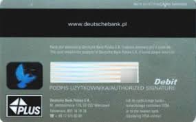 The deutsche bundesbank is the central bank of the federal republic of germany. Bank Card Deutsche Bank Deutsche Bank Pbc S A Poland Col Pl Ve 0170