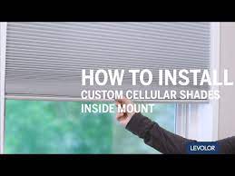 install levolor custom cellular shades