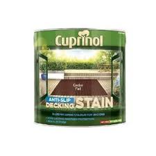 Cuprinol Anti Slip Decking Stain 2 5l Cedar Fall