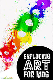 Exploding Paint Science Art Project For