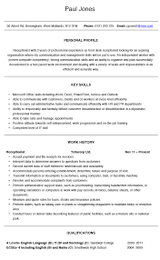 Front Desk Receptionist Resume samples   VisualCV resume samples     writing a cv for academic positions receptionist Resume Receptionist