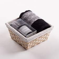 towel basket aida black black candle