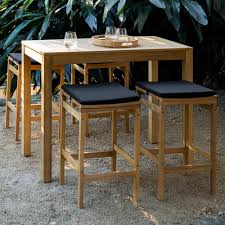 Webster Verona Wooden Outdoor Bar Table Set