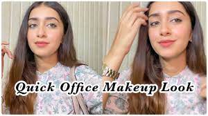 office makeup under 10 minutes quick