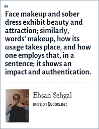 ehsan sehgal face makeup and sober