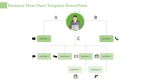 A Eight Noded Flow Chart Template Powerpoint