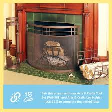 Crafts Curved Fireplace Screen Ss 36z