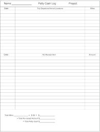 Free Petty Cash Template Register Expense Form For Report