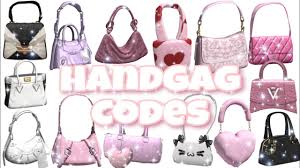 aesthetic handbags codes roblox for