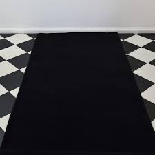 aisle carpet runner black