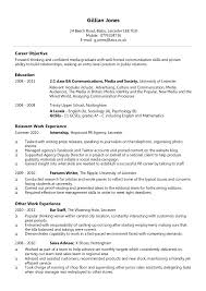 Sample Resume For University Students   Best Resume Collection