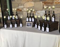Wine Bottles As A Seating Chart In 2019 Seating Chart