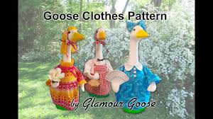 goose clothes ruffled dress pattern
