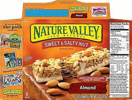 Nature Valley Sweet And Salty Recall gambar png