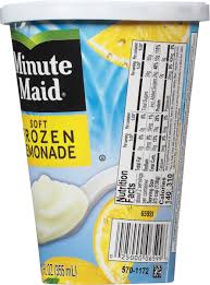 minute maid soft frozen lemonade 12 fl