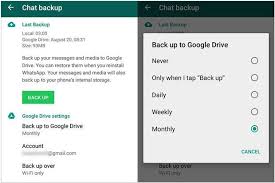 guide to re whatsapp backup from