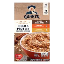 instant oatmeal fiber protein