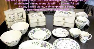 Dishes Set Waverly Garden Room