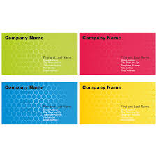 set of business card designs