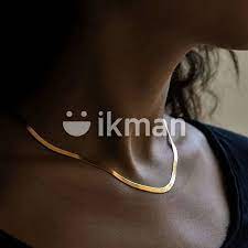 18k gold colour necklace in avissawella