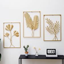 Gold Metal Wall Decor Home Decoration