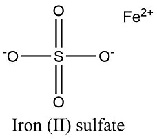iron ii sulfate formula