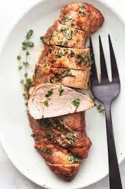You may use more or less sage according to your taste. Garlic Butter Roasted Pork Tenderloin Creme De La Crumb