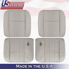 Bottom Leather Seat Covers Gray
