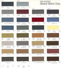 gm interior paint codes paint codes