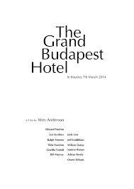 featured projects indiefolio the grand budapest hotel typography poster