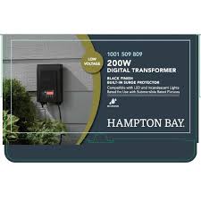 Hampton Bay Low Voltage 200 Watt Landscape Transformer Sl 200 12a The Home Depot