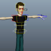 free rigged 3d models for