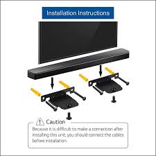 Wall Mounting Bracket For Lg Sound Bar