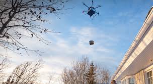 launch food deliveries by drone