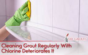 can i use bleach to clean my grout