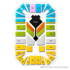 Amarillo Civic Center Coliseum 2019 Seating Chart