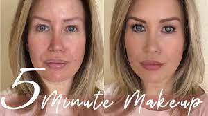 5 minute quick and easy makeup tutorial