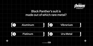 Apr 10, 2021 · ocean trivia questions give knowledge on the ocean around the world. Oneplus India On Twitter Are You Ready For The Marvelstudios Avengers Infinity War Trivia Quiz Here S Your First Question Black Panther S Suit Is Made Out Of Which Rare Metal See Marvel