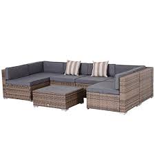 Outsunny 7 Piece Patio Furniture Sets