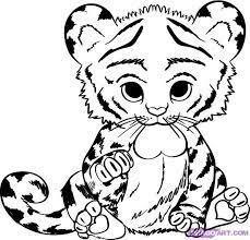 Select one of 1000 printable coloring pages of the category adult. Dragoart Cute Coloring Pages How To Draw A Baby Tiger Step 8 Animal Coloring Pages Lion Coloring Pages Cute Coloring Pages