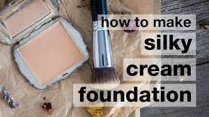 how to make diy silky cream foundation