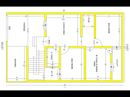 30x50 West Facing House Plan With Car